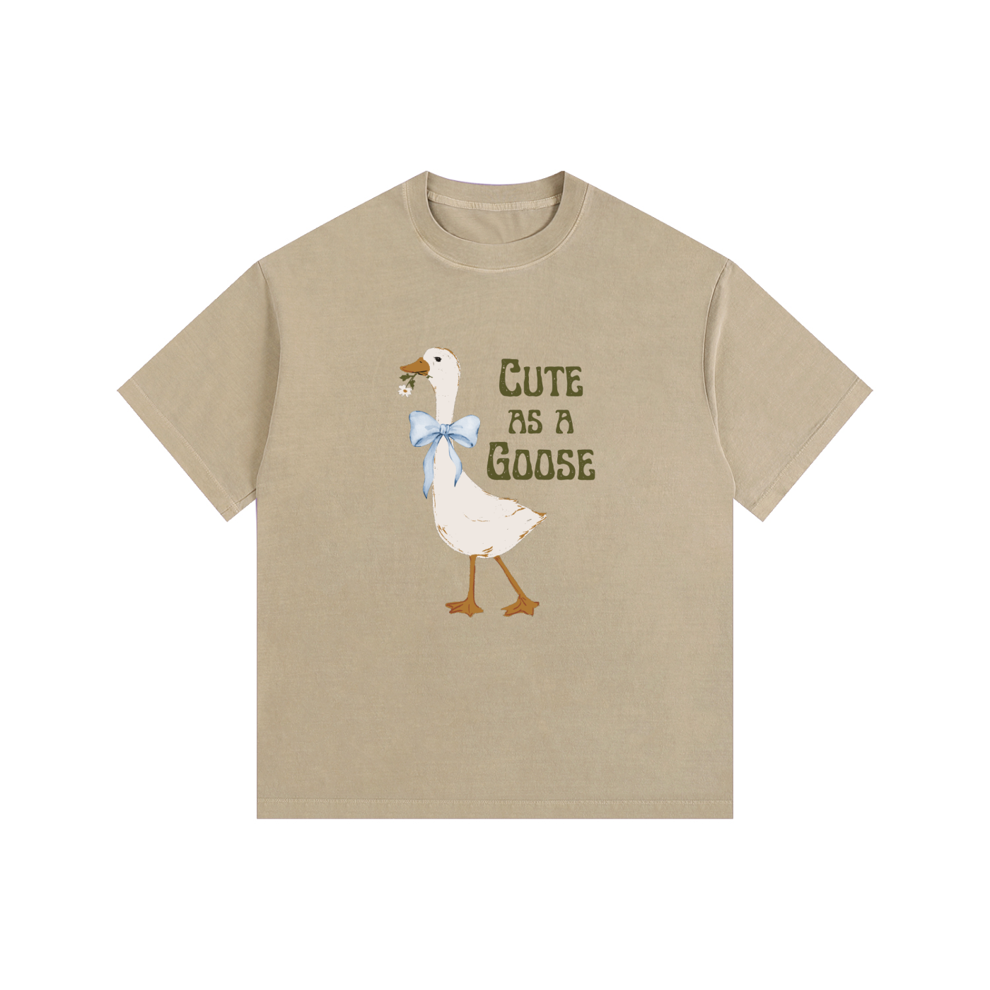 Vintage Washed Oversized Cotton T-Shirt