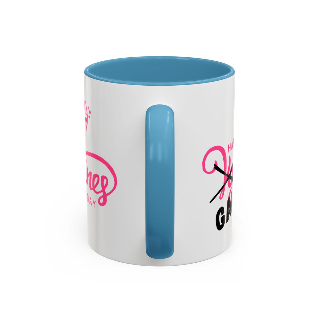 Happy Galentine's Day Accent Coffee Mug (11, 15oz)