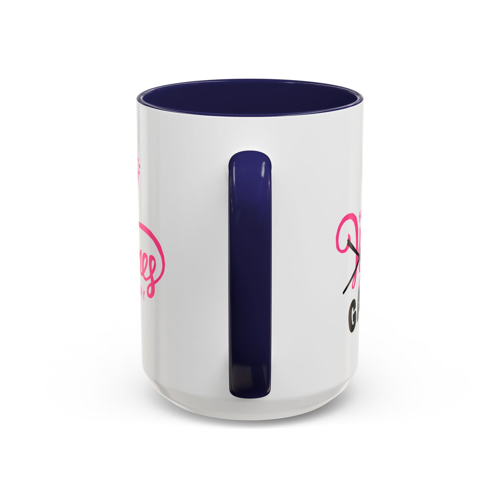 Happy Galentine's Day Accent Coffee Mug (11, 15oz)