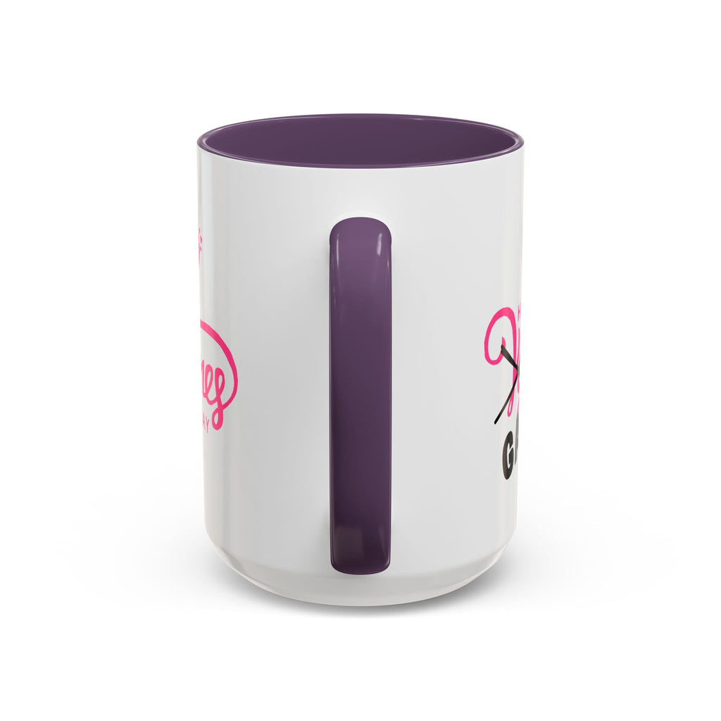 Happy Galentine's Day Accent Coffee Mug (11, 15oz)