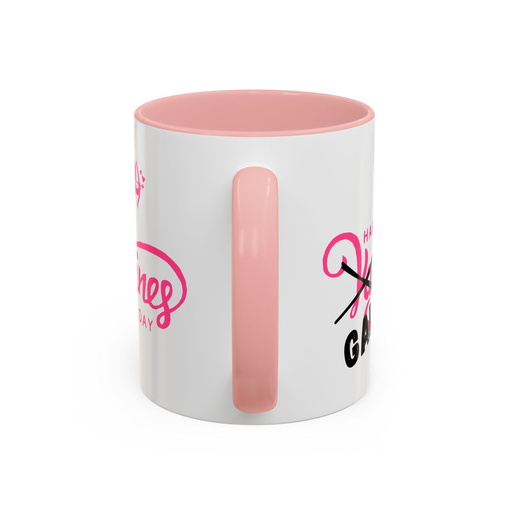 Happy Galentine's Day Accent Coffee Mug (11, 15oz)