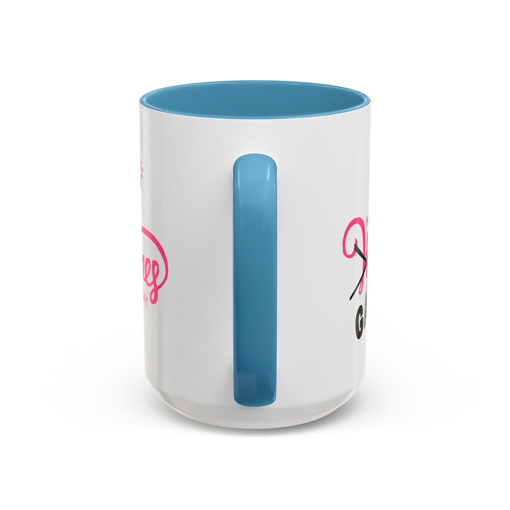 Happy Galentine's Day Accent Coffee Mug (11, 15oz)