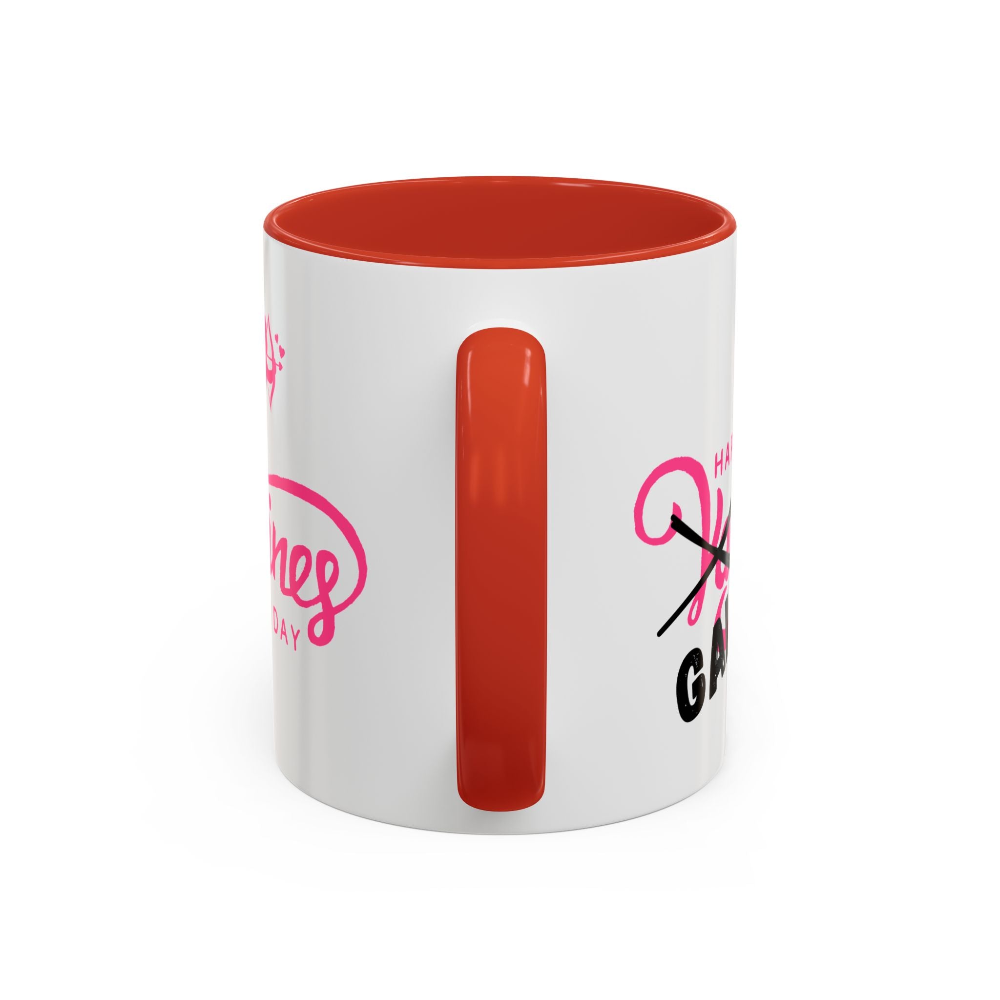 Happy Galentine's Day Accent Coffee Mug (11, 15oz)