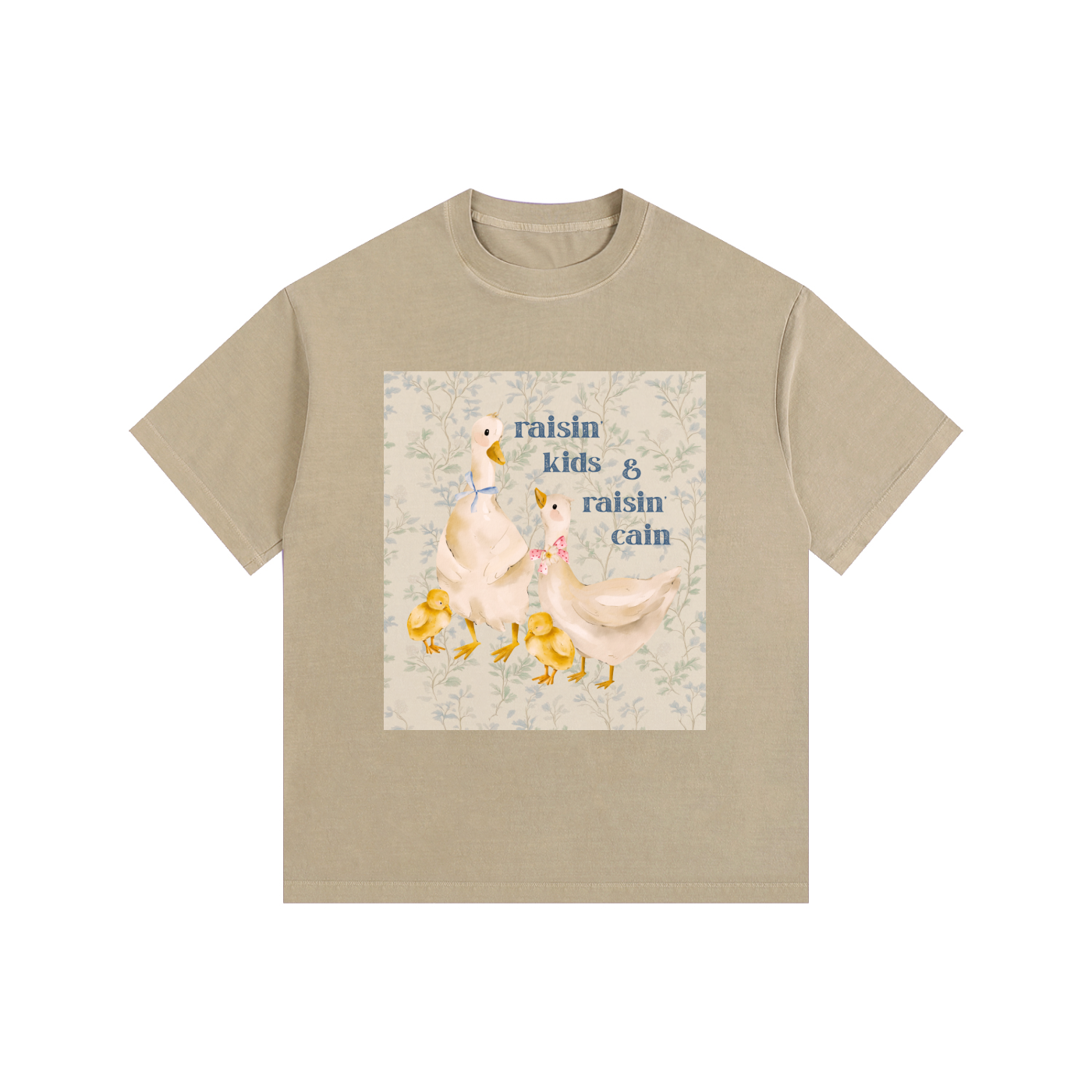 Vintage Washed Oversized Cotton T-Shirt