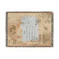 Woven Blanket - Kind Words are Like Honey Design