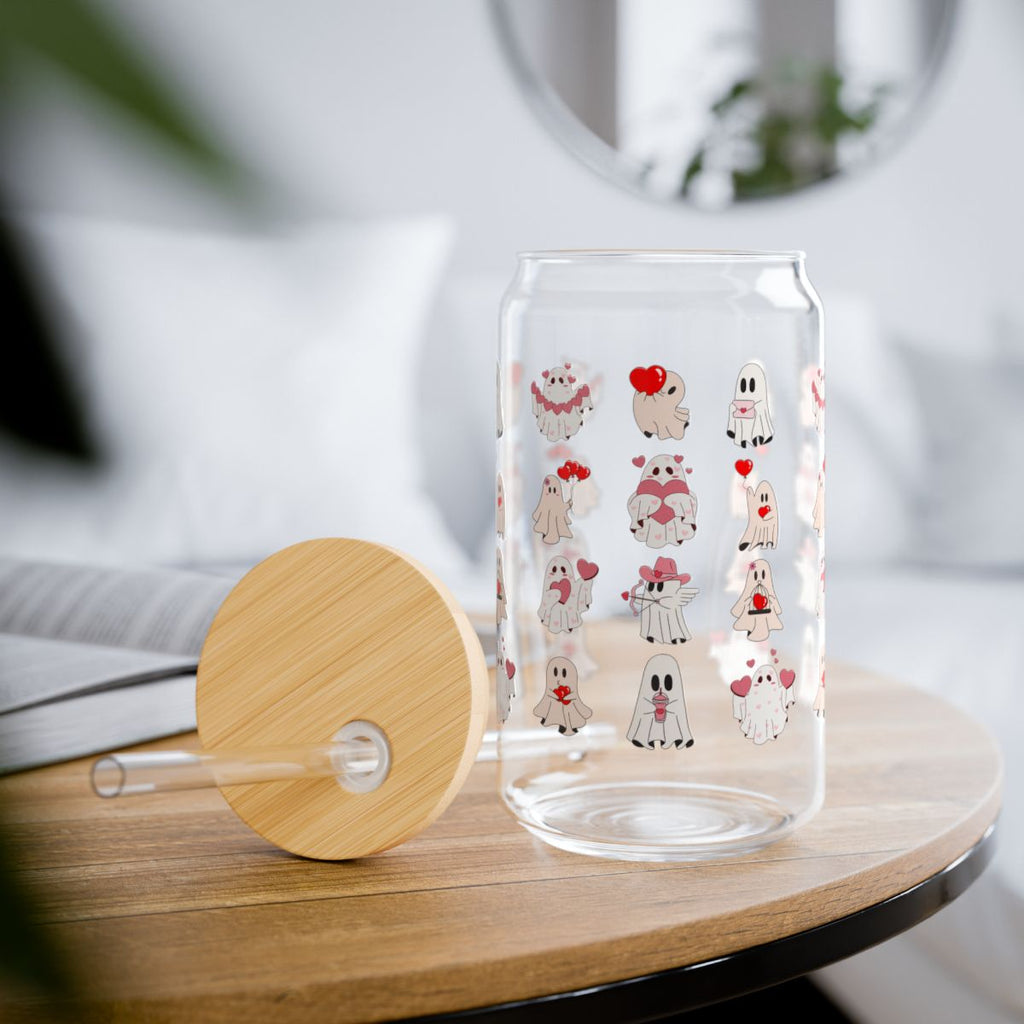 Valentine's Day Sipper Glass, 16oz